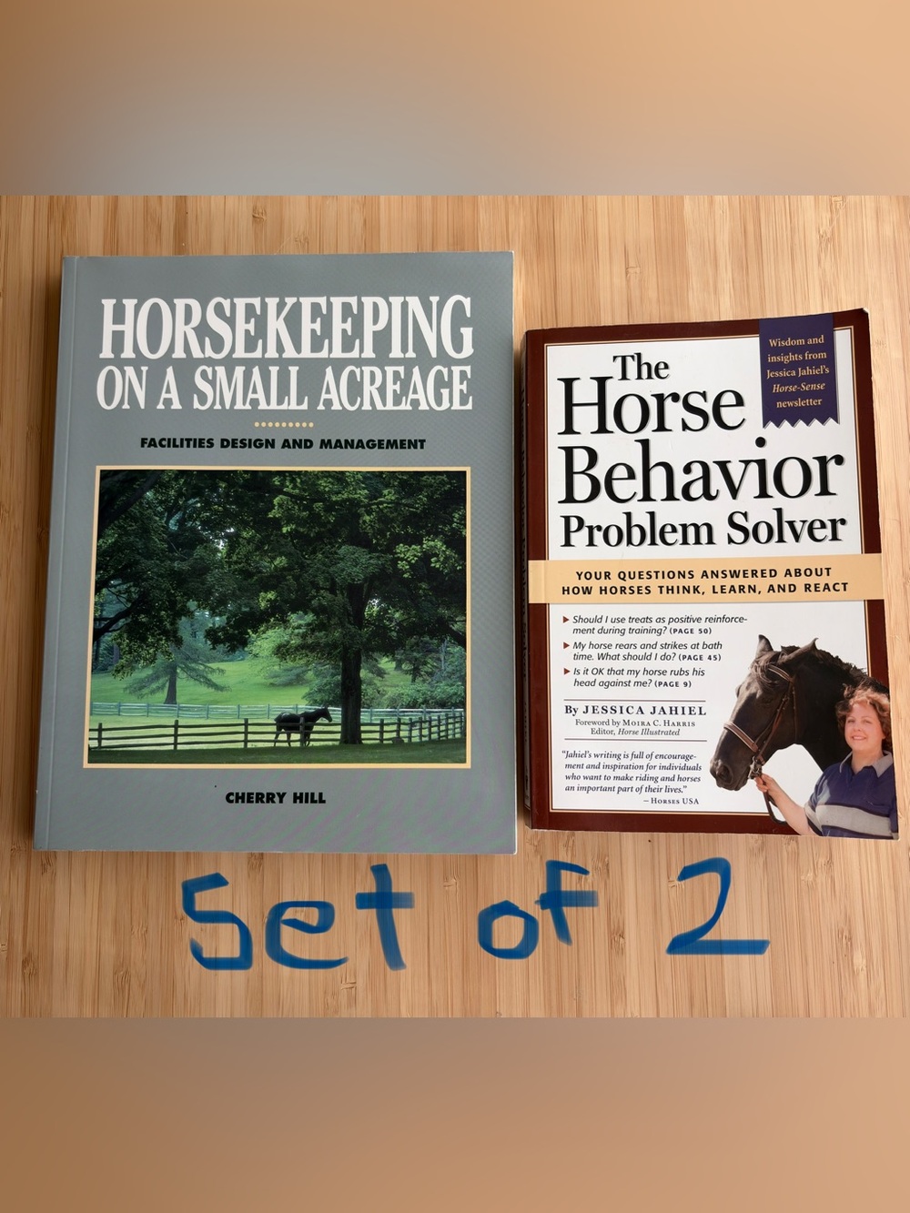 Horsekeeping On A Small Acreage &  Horse Behavior Problem Solver, Books Set